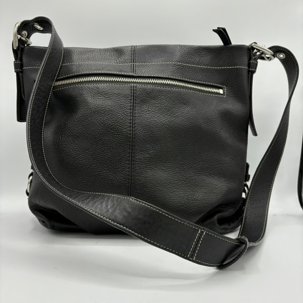 Coach Soho Duffle Pebbled Brown Leather Shoulder Bag